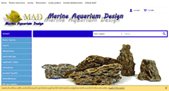 Desktop Screenshot of marineaquariumdesign.it